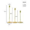 Candele Ins Luxury Metal Cancile Candele Candtrestick Fashion Table Candele Stand Exquisite Candlestick Tavolo da casa Decorazioni per la casa