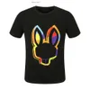 Pyscho Bunny Shirt Summer Casual T Shirt Mens Womens Skeleton Rabbit 2024 New Design Multi Style Men Shirt Fashion Designer Physcho Bunny Couple Short Sleeve 205