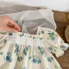 Ensembles de vêtements 2023 Été de vêtements pour bébé ensemble de filles florales