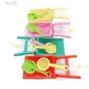 Sable Player Water Fun 1 Set Beach Phelt Toys Arrondied confortable Grip Fun Parent-Child Interaction Play Sand Pheld Toys with Cart Summer Toys D240429