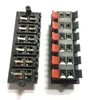 1st/3st Ny AC 50V 3A 12 Way 2 Row Push Release Connector Plate Stereo Högtalar Terminal Strip Block