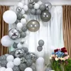 Décoration de fête 5/10/12/18 / pouces ballons gris mini grand ballon en latex gris macaron globos pour les fournitures d'anniversaire de mariage