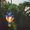 Solar ad aria a mongolfiera a mongolfiera lanterna giardino esterno cortile appeso a led luci a led decorazione natalizia 240419
