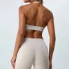 Sutiãs backless esportes bra feminina tira de tiras sexy esportes sutiã cross crossp top aberto back gym push up ginoute suport suporta y240426