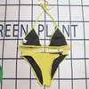 Designers Swimsuits Womens Sexy Letter Bikinis Definir duas peças Ternos de banho de roupas de banho