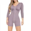 Dames corset firma controle shapewear full body fajas lange mouwen lange mouwen taille trainer afslank bodysuit na chirurgie hoge compressie 240429