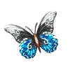 Decorações Metal Butterfly Ornament Wall Holding Garden Craft Iron Art Obra obra de estátua Escultura Decoração em casa Courtyard interior externo