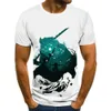 T-shirts Demon Killer 3D T-shirt imprimé pour hommes Fashion Summer Casual Short à manches unisexes HARAJUKU Street Vêtements surdimensionnés T-shirtl2404