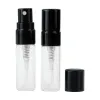 groothandel 3 ml glazen parfumfles met verstuiver en papieren dozen voor lege parfum pakking zz