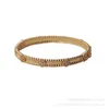 Van CL ap klassieker Gogh -versie v Gouden caleidoscoop Bracelet 18k Rose Wide Smal Edition Full Sky Star Live GFY3