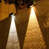 Dekorationer LED SOLAR PROWED LAMP Super Bright Solar Garden Lights Outdoor Waterproof Light Trairs Balkong Street Decorative Lighting