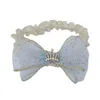 NOUVEAU BABAY BANDS BABY BOWKNOT Tiaras Hair Sticks Lace Princess Hair Accessories Fashion Infant Laciness Bows Headswear
