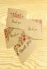 Kraft Paper Single Page Thank You Card Message Wenskaarten Wedding Verjaardagsfeest Bloemwinkel zonder envelope4127833