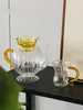 Wine Glasses Crown Flower Teapot Teacup Set English Afternoon Tea Autumn And Winter Fruit Rose Glass Mug Health Bubble