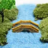 Resin Bridge Fairy Garden Decoration Miniatures Mini Arch Bridge Home Craft Figurines Moss Terrarium Micro Landscape LL