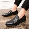 Casual Shoes Men Oxfords oryginalne skórzane męskie mokasyny Mokasyny Moccasins Business Formal Dress Plus Size 38-48