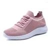 Fitnessschoenen Aardimi Platform Mesh Women's Summer Sports For Woman Vulcanise schoen Solid Lace-Up Sneakers Wedges Sewaring Footwear 2024