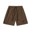 Shorts de taille plus masculine de style polaire de style polaire avec plage hors de la rue coton pur 2w32rf