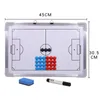 Plaque magnétique tactique pour la stratégie de football Board de football de football concours de compétition de compétition Table de sable tableau d'enseignement 240411