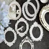 PCS Vintage Scrapbooking Paper Cutout Lace Journaling Decoratief voor kunstvaartuig fotolijst