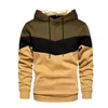 Sweats à capuche masculine Sweatshirts pour hommes Patchwork Sweatwork Outdoor Sportswear Street Fashion Mens enlece