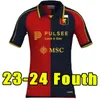 23 24 24 Koszulki piłkarskie Genoa Puscas Coda 2023 2024 EKUBAN YALCIN RETEGUI BADELJ Ilsanker CFC Football Shirts Strootman Sabelli Pajac Hefti Men Anniversary Fouth