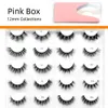 Natural 3D Faux Mink Eyelashes Boîtes personnalisées en gros articles en vrac pour Resale Business 141618mm Faux cils avec et Box 240423