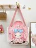 2023 Japanische weiche süße Mädchen Cartoon Canvas Tasche süße Hasenschüler Schulter großer Kapazität Händchen Crossbody Tasche