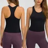 Womens Ebb to Street Yoga Luluman Bra Align Tank Designer Sport Top Classic Butter Soft Tank Gym Crop Yoga Vest Beauty Back Shockproof with Removable Chest Pad 988