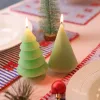 Candles Christmas Tree Mold Handmade Silicone Candle Mould Handmade Aromatherapy Candle Christmas Home Decoration Tools