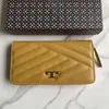 Projektant marki torebka torebka damska Kira Grid długi luksusowy portfel skórzana karta zamek błyskawiczna niestandardowe portfele europejskie torebki dla mężczyzn