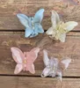 Yamog Small Translucence Modèle Butterfly Claignages Femmes Femmes Candy Candy Pure Clain Claw Clips Femme Animal Srunchies Ponytail H6631381