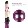 CKEYIN 28mm Hair Curler Tourmaline Ceramic Fast Heat Curling Iron LCD Display Rotating Roller Auto Rotary Styling Tool 240423