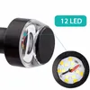 2pcs motocicleta giratal sinais de guidão luzes LED LUZES BRANCO Turn Signal Luzes de corrida 12V marcador lateral e luz indicadora de direção