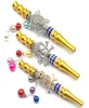 Metalen mondtips voor waterpijp shisha roken aluminium legering stompe gewrichtshouder mondstuk druppelpunt sheesha narghile met blingbling2252586