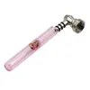 Smok Shop Water Tubulhe Tubos de fumantes rosa estilo de vidro de vidro 5.20 polegadas Bong Dab Rig