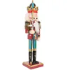 Figurines décoratives pour nourrissons Noix de casse-noix de casse-noix de Noël ornements de décoration de Noël petites figures d'enfant traditionnel