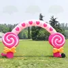 10 m szerokości (33 stóp) Oxford Candy Archway Balon nadmuchiwane dekoracje Donut Arch Sport Linia Start w sprzedaży