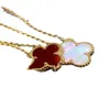 Collana designer di gioielli Designer Negozio Nuovo ciondolo a ciondolo a sospensione femmina Nade Giade Midrow Necklace Femmina femmina 18K Gold Rosa Gold Generale Catena a doppia facciata