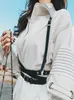 Belts 2021 Fashion Women Leather Harness Belt Handmade Neck To Waist Suspenders Body Girdle Black2269521