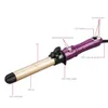 CKEYIN 28mm Hair Curler Tourmaline Ceramic Fast Heat Curling Iron LCD Display Rotating Roller Auto Rotary Styling Tool 240423