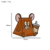 Baby Girl Childhood Comic Movie Mouse Cats Emais Émaies Joues Anime Films Anime Jeux Épingles en émail collectionne Cartoon Brooch Backpack Hat Sac Sac Collit Badges