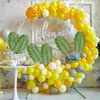 Dekorative Blumen Palmkünstliche Pflanzen hinterlassen große tropische Nachahmung Kunst falsches Wedelbaumblatt für Hochzeit Wohnzimmer Home Party Party