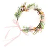 Collar per cani Collar per nozze decorazioni per cuccioli floreali floreali in ghirlanda artificiale Crown Bride Flowers