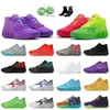 4S hoogwaardige bal lamelo schoenen MB01 lo heren basketbalschoen 1of1 Queen Rick en Morty Rock Ridge Red Blast Buzz Galaxy UNC iridescent Dreams Trainers S