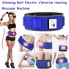 Body Electric Vibration Massager 5 Motoren Schlägen von Gürtel Körper Taille Bein Schlampe Fettverbrennung Gewicht verlieren Körperformungsmaschine 240426