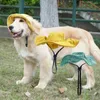 Abbigliamento per cani Regolabile Hat Pet Sun con fori per le orecchie Capo di vellutoia per cani Gatti Protezione Visor Attività all'aperto