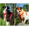 Truelove Pet Harness Nylon reflekterande bekväma och andningsbara explosionssäkra små medium stora utomhuscamping HP5652 240415