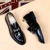Dress Shoes Leather For Men's Summer Patent Breathable Business Attire Casual