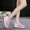 Scarpe casual che gestiscono sport studentesse femminile ventilazione piatta ventilazione donna sneaker fitness da viaggio per cuscini ad aria